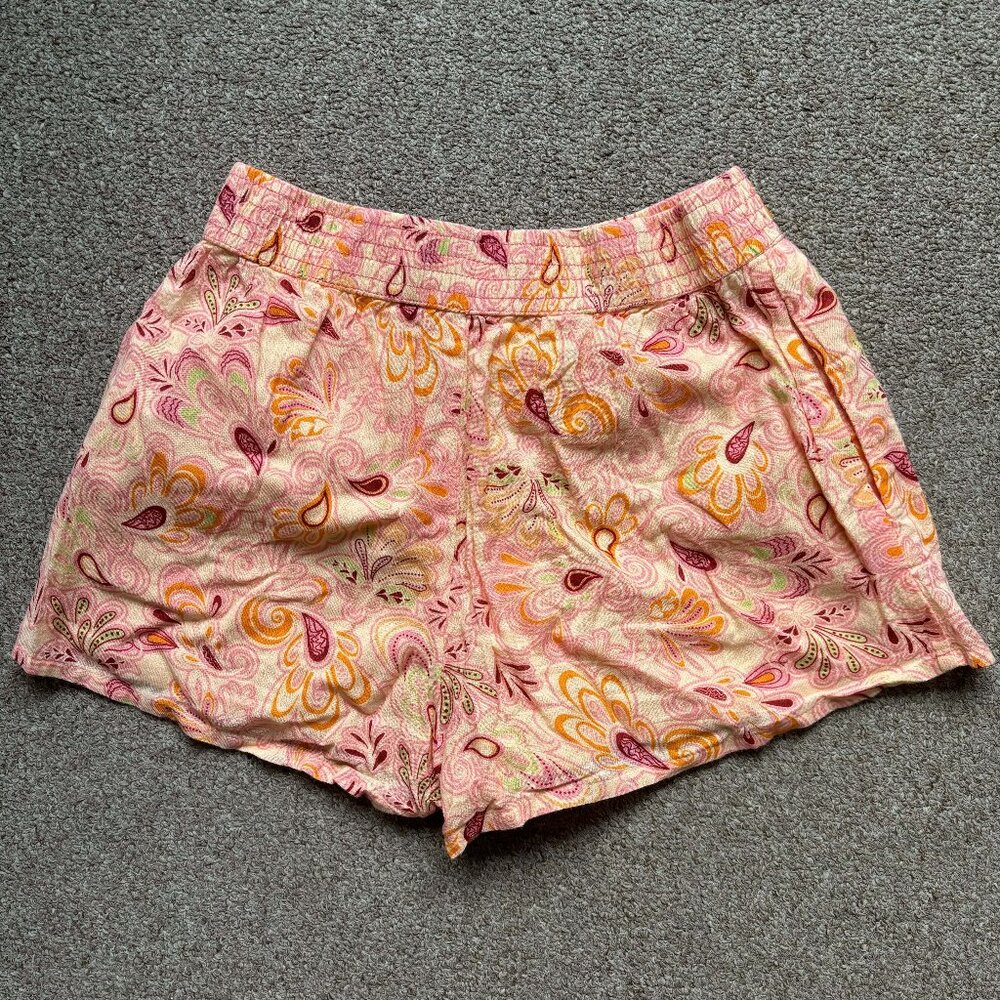 ZARA orange shorts xs